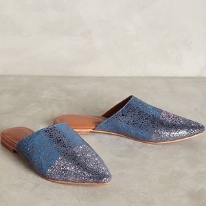 Anthropologie Jasper Jeera Iridescent Slides